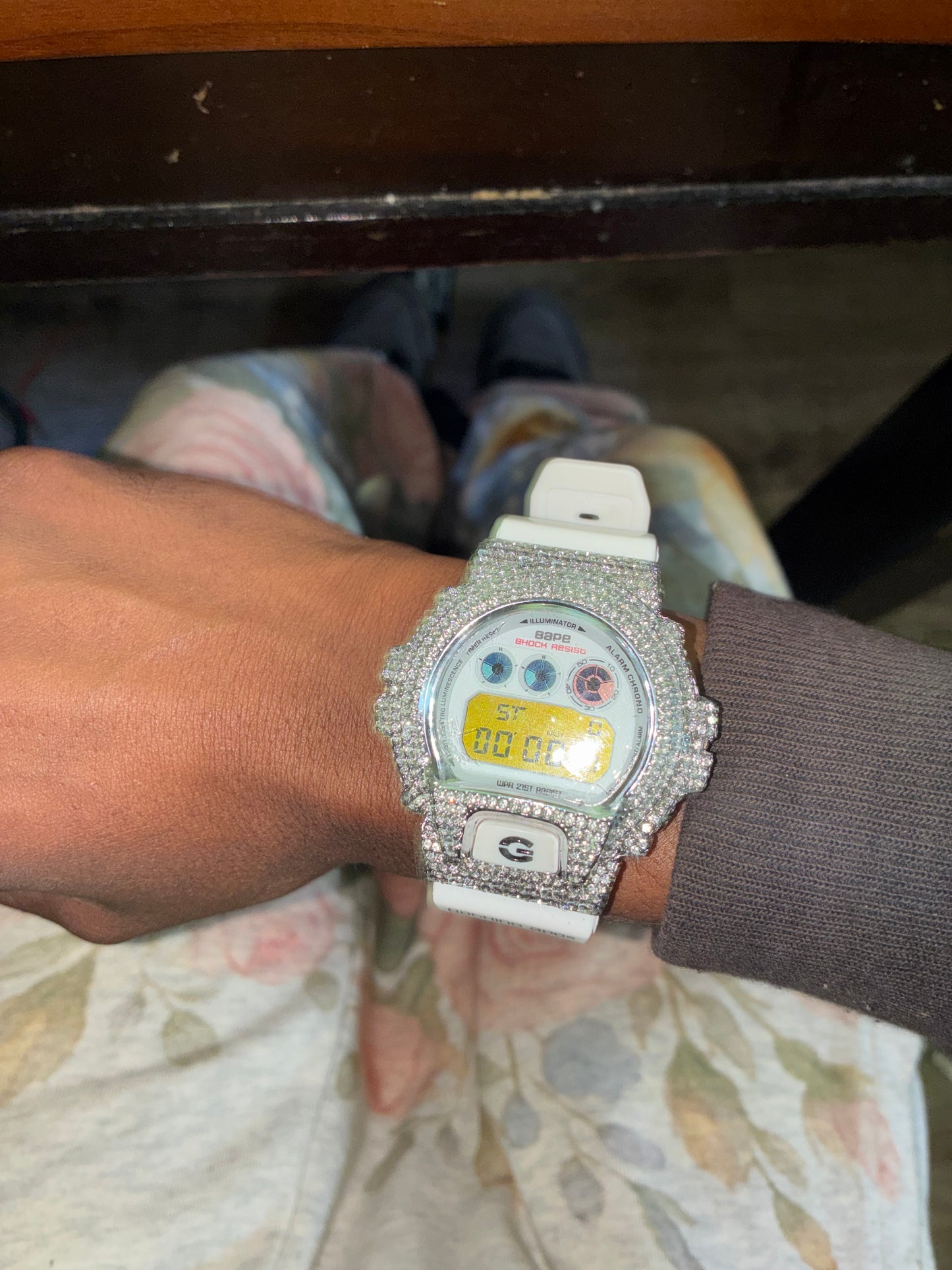 WHITE BAPE X GSHOCK COLLAB!!