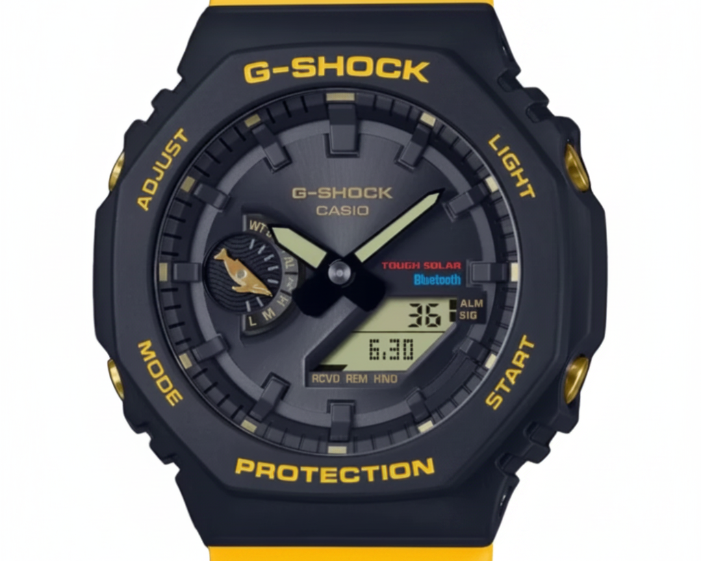 Black and yellow wrist band included