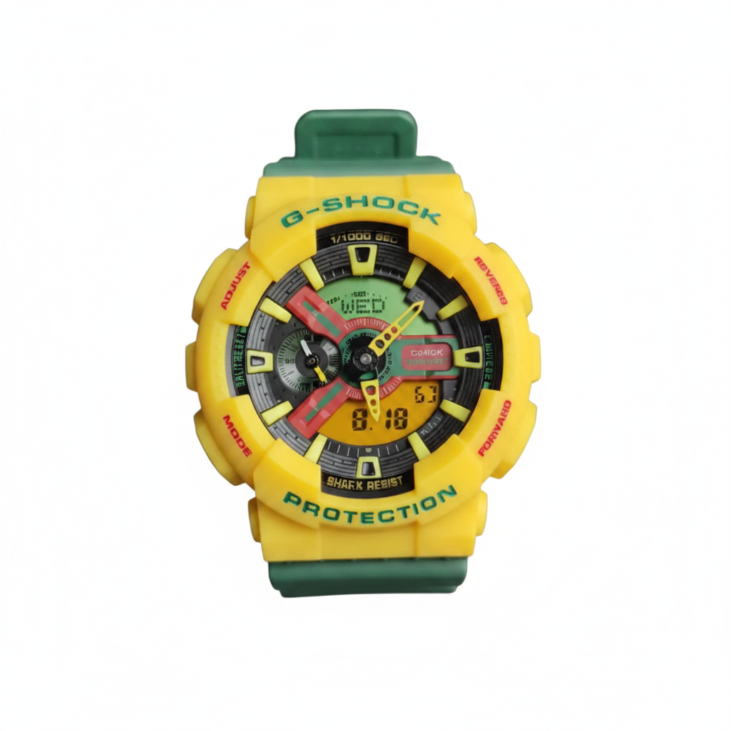 Green,red,yellow